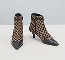 Boots, Louis Vuitton Co. (French, founded 1854), leather, metal, French